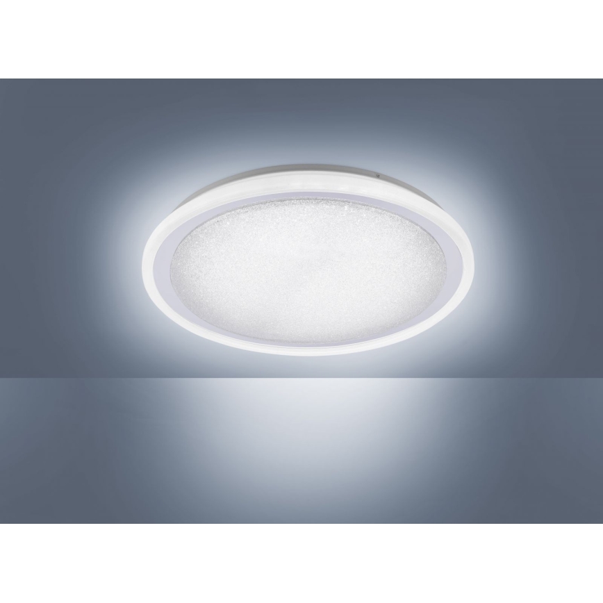 Leuchten Direkt 14336-17 - Dimbare LED Plafond Lamp MEDINA LED/40W/230V + afstandsbediening