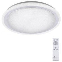 Leuchten Direkt 14336-17 - Dimbare LED Plafond Lamp MEDINA LED/40W/230V + afstandsbediening