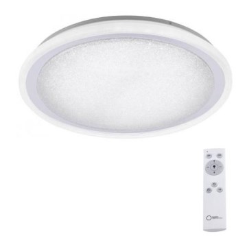 Leuchten Direkt 14336-17 - Dimbare LED Plafond Lamp MEDINA LED/40W/230V + afstandsbediening