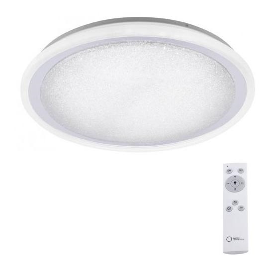 Leuchten Direkt 14336-17 - Dimbare LED Plafond Lamp MEDINA LED/40W/230V + afstandsbediening