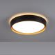 Leuchten Direkt 1434718- Dimbare LED Plafond Lamp EMILIA 28,8W/230V zwart