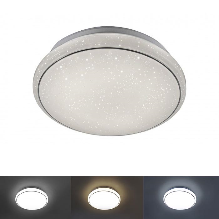 Leuchten Direkt 14362-16 - LED Plafondlamp JUPITER LED/17W/230V 3000/4000/5000K