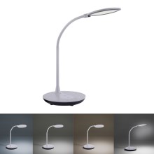 Leuchten Direkt 14416-18- Dimbare LED Tafel Lamp met Touch Aansturing en Draadloos Opladen ASTRID LED/5W/230V 3000/4000/5500K + USB