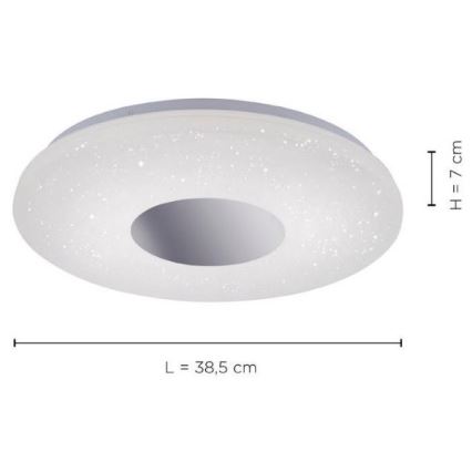 Leuchten Direkt 14422-17 - LED Badkamer Plafond Lamp met Sensor LAVINIA LED/18W/230V IP44