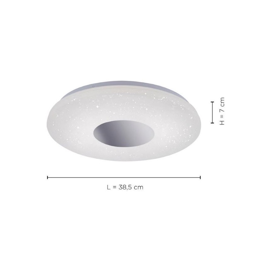 Leuchten Direkt 14422-17 - LED Badkamer Plafond Lamp met Sensor LAVINIA LED/18W/230V IP44