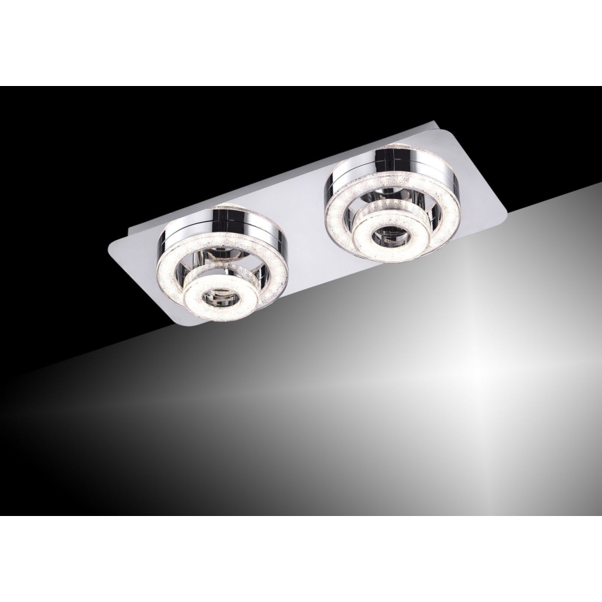 Leuchten Direkt 14521-17 - LED Plafond Lamp TIM 2xLED/2,8W/230V + 2xLED/3,1W