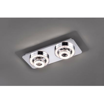 Leuchten Direkt 14521-17 - LED Plafond Lamp TIM 2xLED/2,8W/230V + 2xLED/3,1W