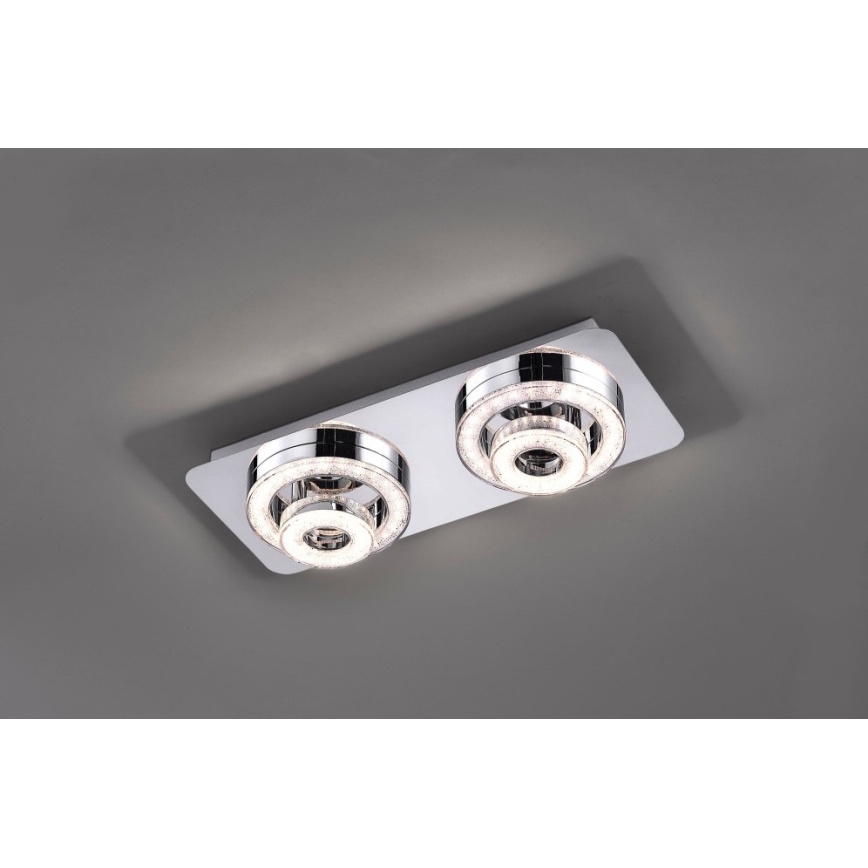 Leuchten Direkt 14521-17 - LED Plafond Lamp TIM 2xLED/2,8W/230V + 2xLED/3,1W