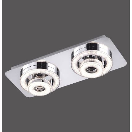 Leuchten Direkt 14521-17 - LED Plafond Lamp TIM 2xLED/2,8W/230V + 2xLED/3,1W