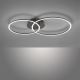 Leuchten Direkt 14537-18 - Dimbare LED Plafond Lamp IVANKA LED/14W/230V + LED/12W