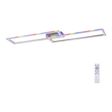 Leuchten Direkt 14635-55 - LED RGB dimbare plafondlamp FELIX LED/34,5W/230V + afstandsbediening