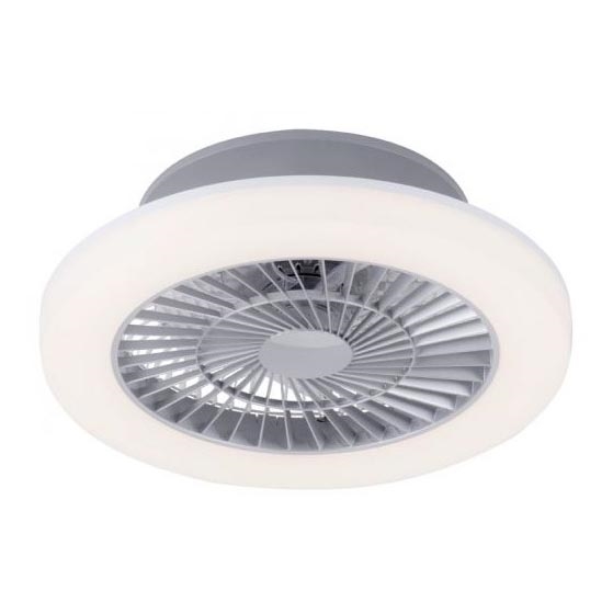 Leuchten Direkt 14645-55 - LED Lamp met Ventilator LEONARD LED/27W/230V