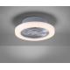 Leuchten Direkt 14645-55 - LED Lamp met Ventilator LEONARD LED/27W/230V