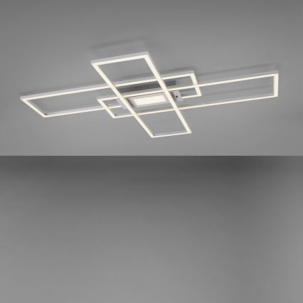 Leuchten Direkt 14693-55 - LED dimbare plafondlamp ASMIN LED/48W/230V + afstandsbediening