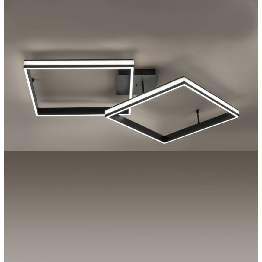 Leuchten Direkt 14700-18 - Dimbare LED Hanglamp voor Oppervlak Montage ELIS 2xLED/19W/230V + afstandsbediening