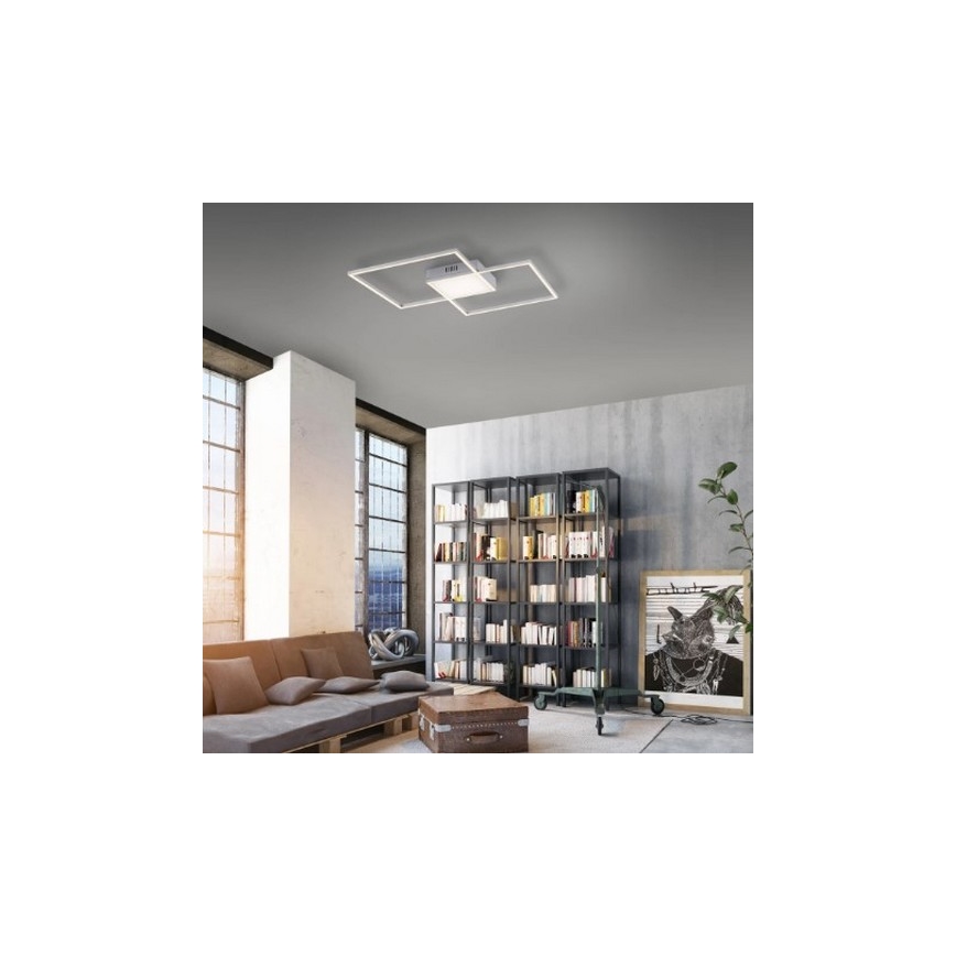 Leuchten Direkt 14712-55- Dimbare LED Plafond Lamp ASMIN LED/42W/230V + afstandsbediening