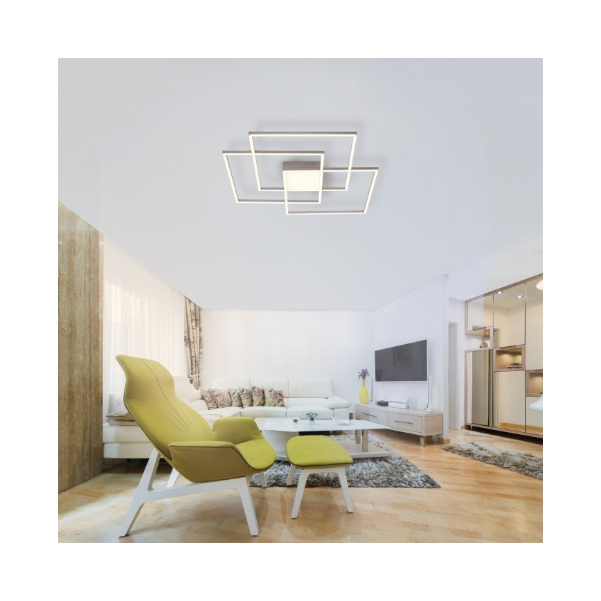Leuchten Direkt 14713-55 - Dimbare LED Hanglamp voor Oppervlak Montage ASMIN LED/45W/230V + afstandsbediening