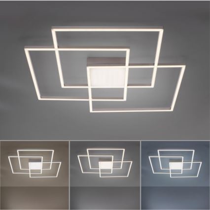 Leuchten Direkt 14713-55 - Dimbare LED Hanglamp voor Oppervlak Montage ASMIN LED/45W/230V + afstandsbediening