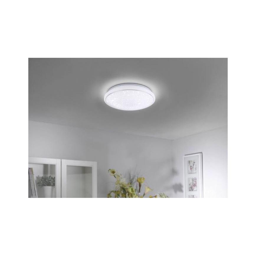 Leuchten Direkt 14743-16 - Dimbare LED RGB Plafond Lamp JUPI LED/28W/230V Tuya 2700-5000K + afstandsbediening
