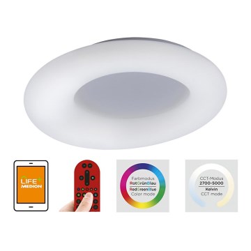 Leuchten Direkt 14746-16 - LED RGB Dimlicht + afstandsbediening LOLA LED/38W/230V Tuya + AB