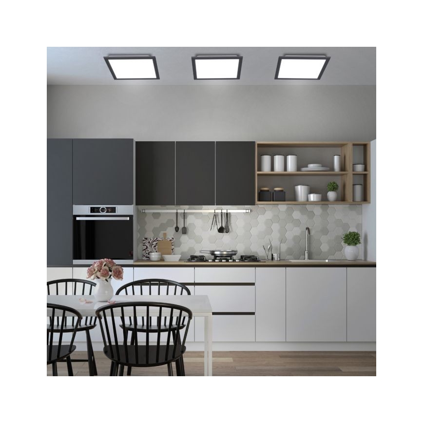 Leuchten Direkt 14754-18- Dimbare LED Plafond Lamp FLAT LED/20W/230V 2700K-5000K + afstandsbediening