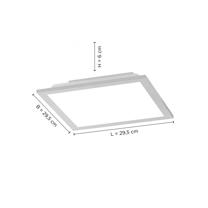Leuchten Direkt 14754-21- Dimbare LED Plafond Lamp FLAT LED/20W/230V 2700K-5000K + afstandsbediening