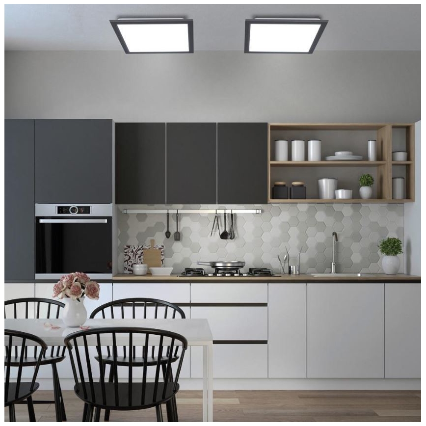 Leuchten Direkt 14755-18 - Dimbare LED Plafond Lamp FLAT LED/28W/230V 2700-5000 + afstandsbediening