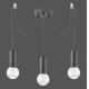 Leuchten Direkt 14776-18 - Hanglamp aan koord TURN ME 3xE27/60W/230V
