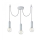 Leuchten Direkt 14776-22 - Hanglamp aan een koord TURN ME 3xE27/60W/230V spin