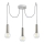 Leuchten Direkt 14776-55 - Hanglamp aan een koord TURN ME 3xE27/60W/230V spin