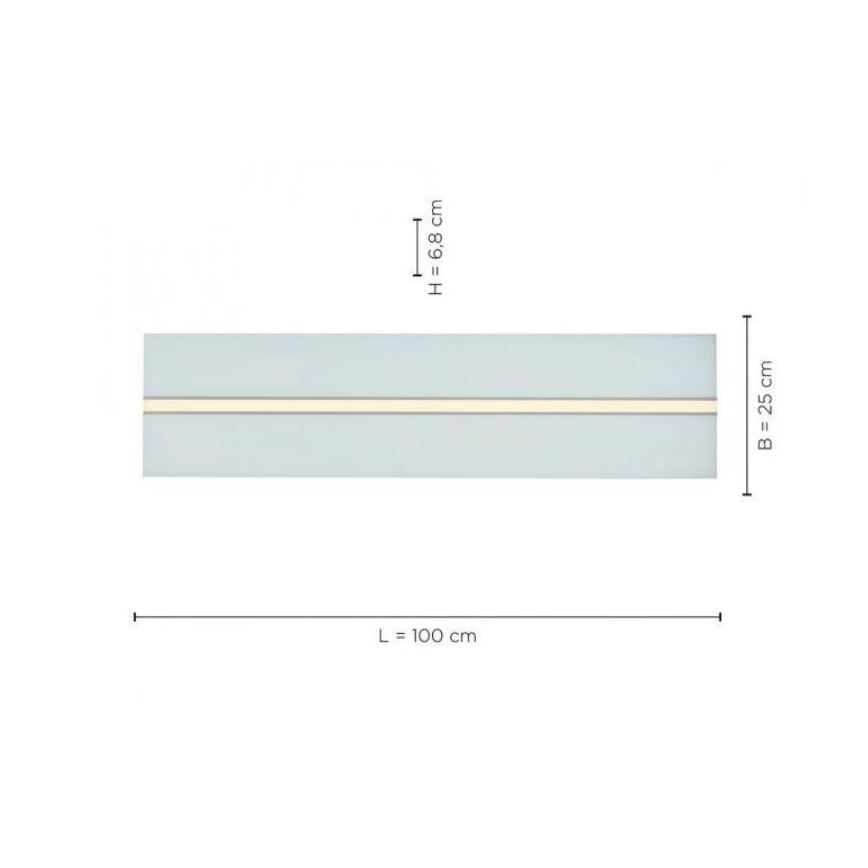 Leuchten Direkt 14854-16 - Dimbare LED Plafond Lamp EDGING LED/30W/230V 2700-5000K + afstandsbediening