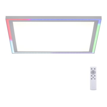 Leuchten Direkt 14900-16 - LED RGB dimbare plafondlamp EDGING LED/24W/230V + afstandsbediening