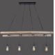 Leuchten Direkt 15036-18 - Hanglamp aan een koord EDGAR 4xE27/60W/230V eucalyptus