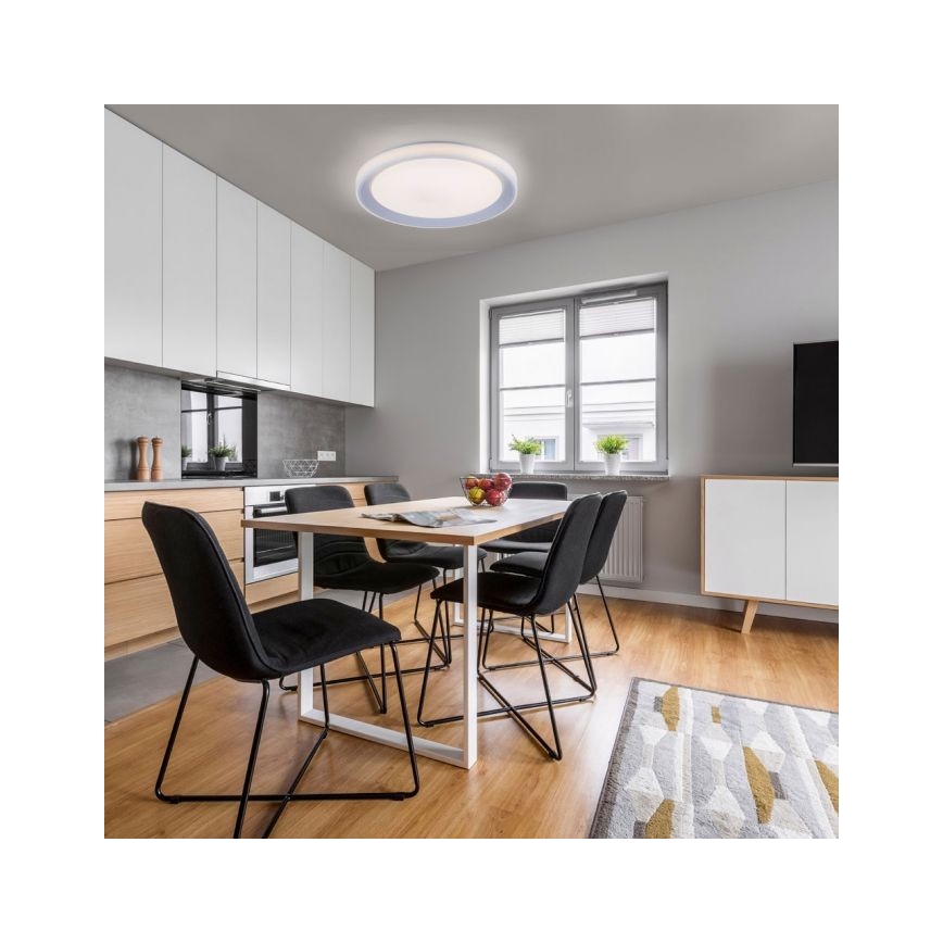Leuchten Direkt 15110-21 - Dimbare LED RGB Plafond Lamp LENI LOLASMART LED/40W/230V + afstandsbediening