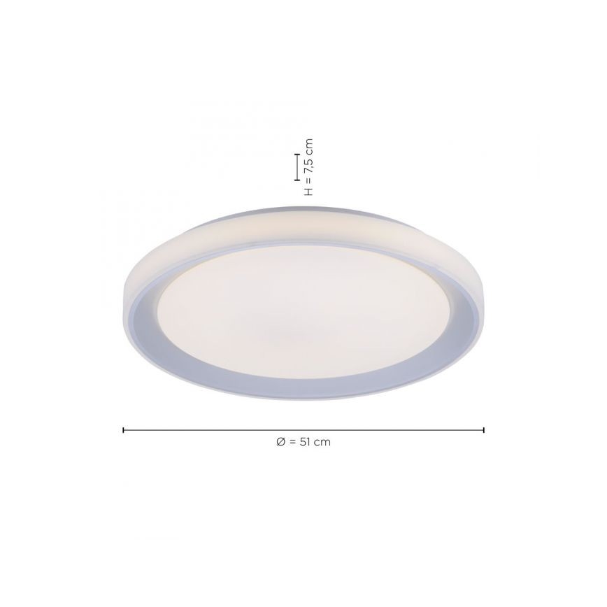 Leuchten Direkt 15110-21 - Dimbare LED RGB Plafond Lamp LENI LOLASMART LED/40W/230V + afstandsbediening