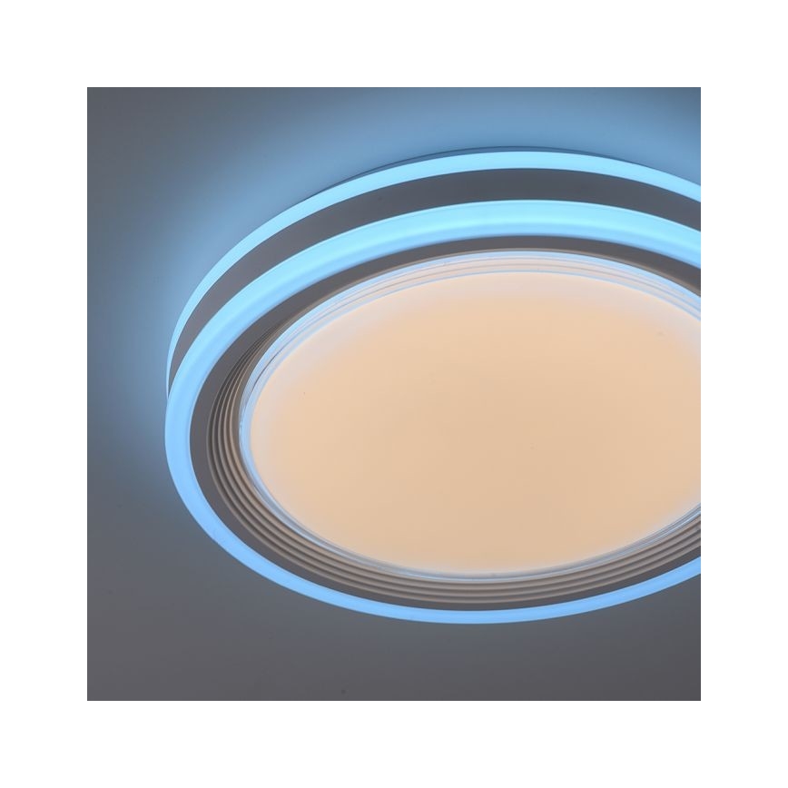 Leuchten Direkt 15152-16 - LED RGBW Dimbare plafondlamp SPHERIC LED/18W/230V + afstandsbediening