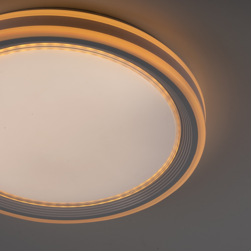 Leuchten Direkt 15154-16 - LED RGB dimbare plafondlamp EDGING LED/39W/230V + afstandsbediening