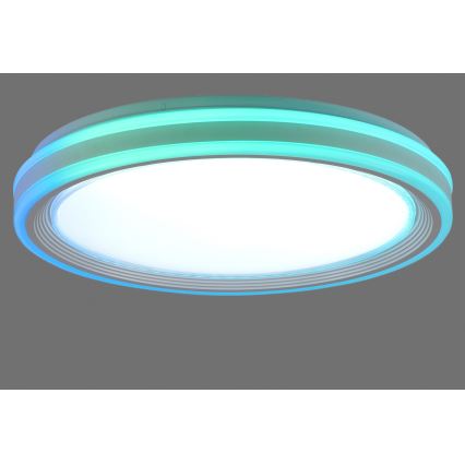 Leuchten Direkt 15154-16 - LED RGB dimbare plafondlamp EDGING LED/39W/230V + afstandsbediening