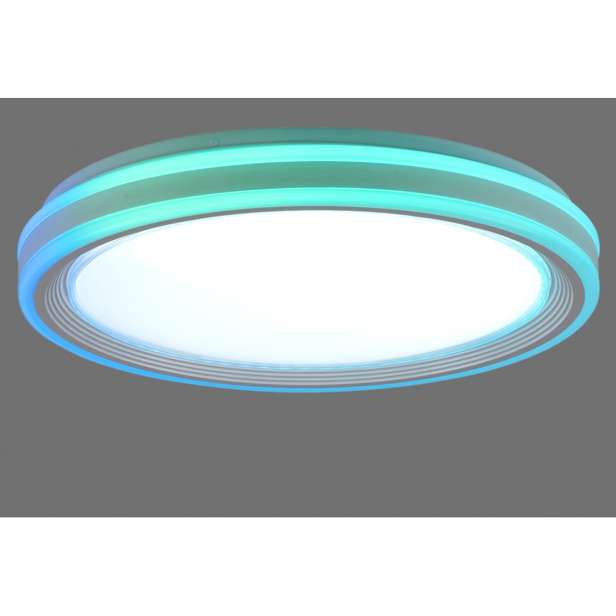 Leuchten Direkt 15154-16 - LED RGB dimbare plafondlamp EDGING LED/39W/230V + afstandsbediening
