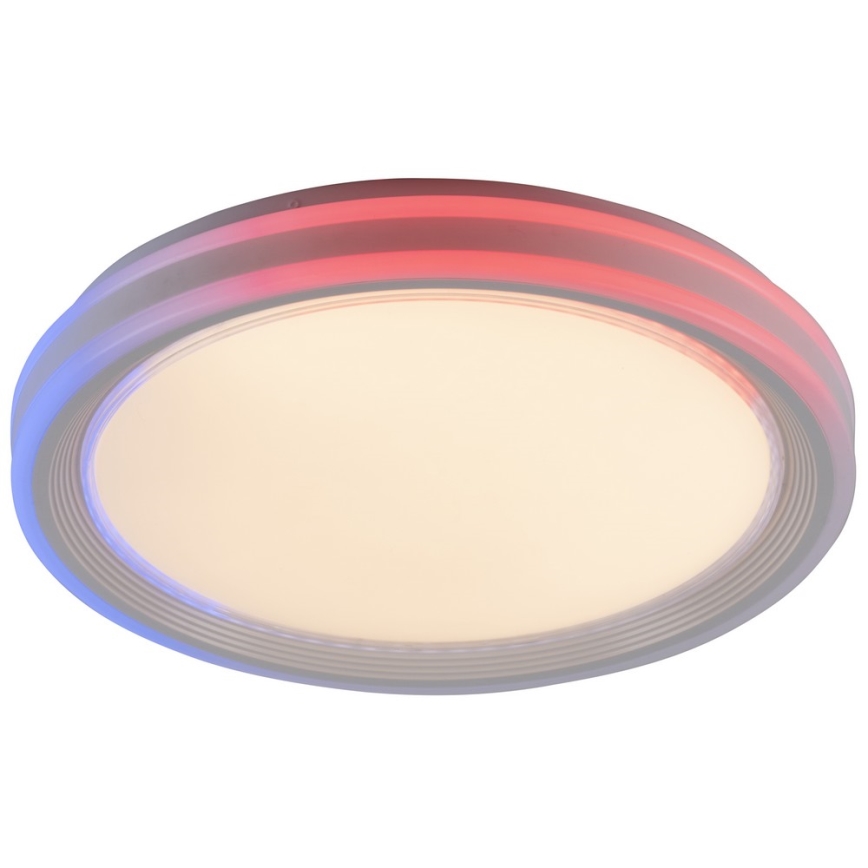 Leuchten Direkt 15154-16 - LED RGB dimbare plafondlamp EDGING LED/39W/230V + afstandsbediening