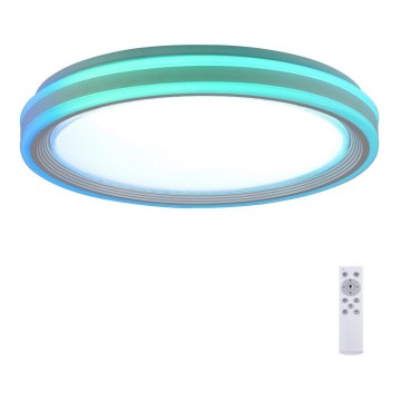 Leuchten Direkt 15154-16 - LED RGB dimbare plafondlamp EDGING LED/39W/230V + afstandsbediening
