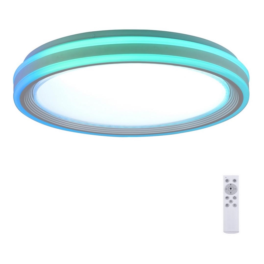 Leuchten Direkt 15154-16 - LED RGB dimbare plafondlamp EDGING LED/39W/230V + afstandsbediening