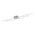 Leuchten Direkt 15167-55 - LED Opbouwplafonnière WAWE 2xLED/12,5W/230V+LED/17W mat chroom
