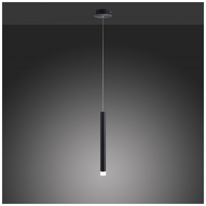 Leuchten Direkt 15202-18 - LED Hanglamp aan een koord BRUNO LED/4,8W/230V zwart