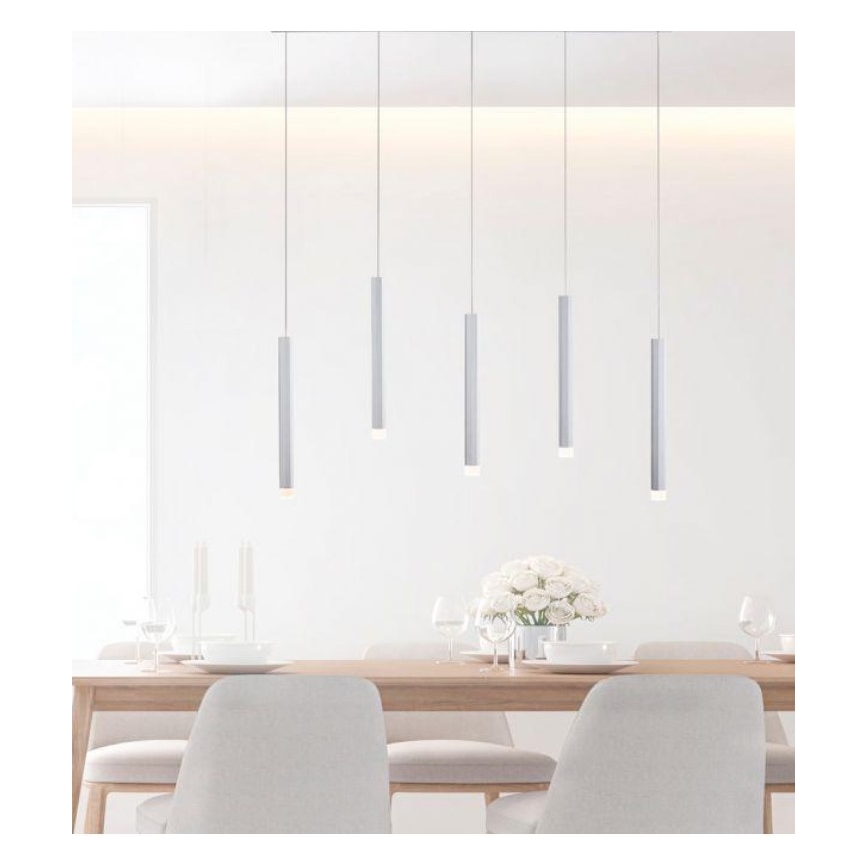 Leuchten Direkt 15205-95 - LED Hanglamp aan een koord BRUNO 5xLED/4,8W/230V