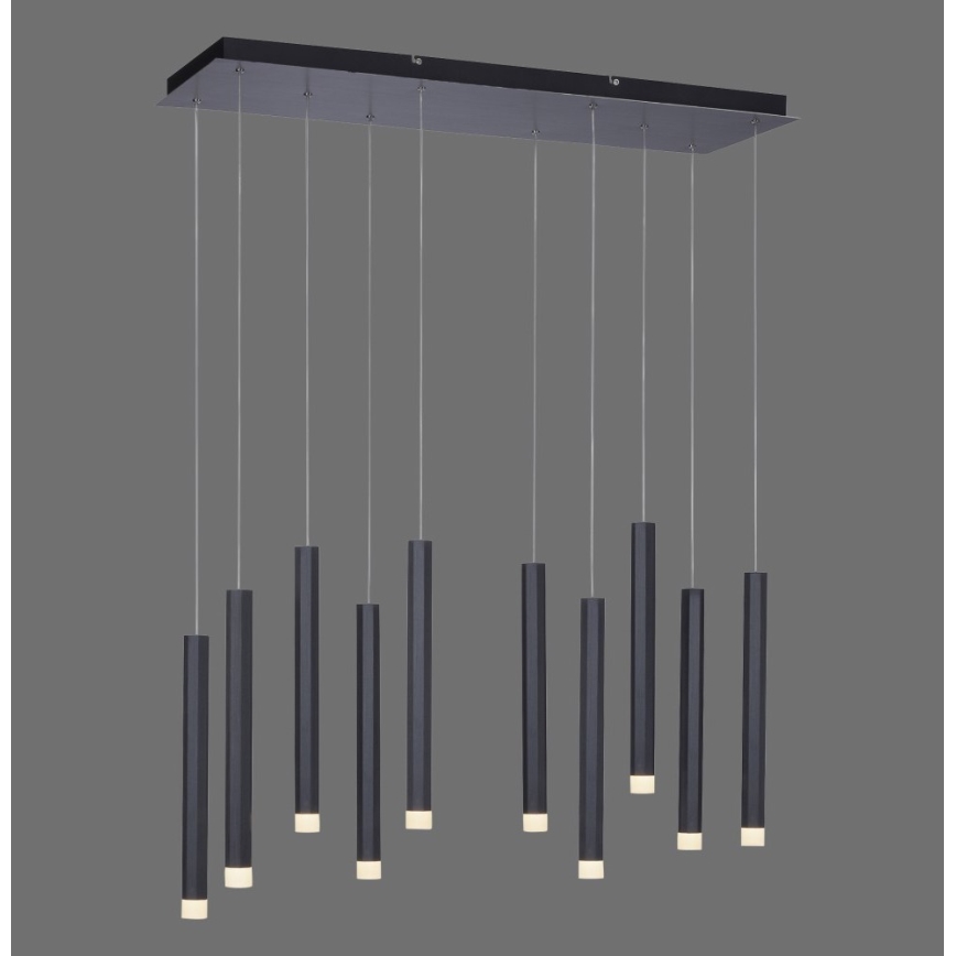 Leuchten Direkt 15206-18 - LED Hanglamp aan een koord 10xLED/4,8W/230V zwart