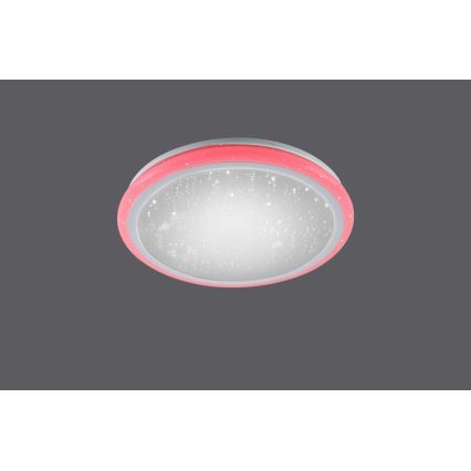 Leuchten Direkt 15220-16 - Dimbare LED RGB Plafond Lamp LUISA LED/28W/230V + afstandsbediening