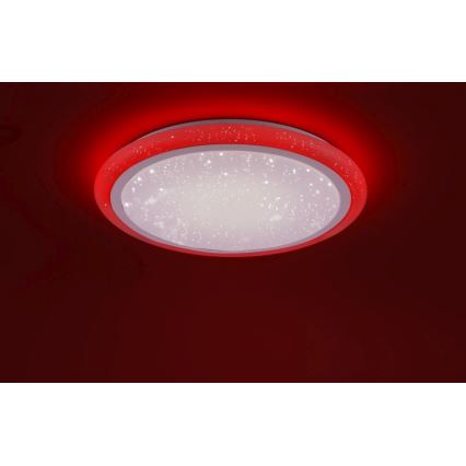 Leuchten Direkt 15230-16 - Dimbare LED RGB Plafond Lamp LUISA LED/42W/230V 3000-6400K + afstandsbediening