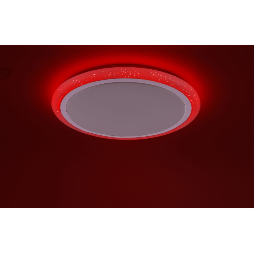 Leuchten Direkt 15230-16 - Dimbare LED RGB Plafond Lamp LUISA LED/42W/230V 3000-6400K + afstandsbediening