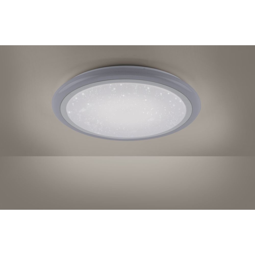 Leuchten Direkt 15230-16 - Dimbare LED RGB Plafond Lamp LUISA LED/42W/230V 3000-6400K + afstandsbediening